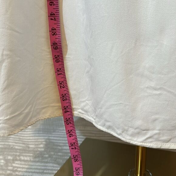 Vintage Jessica McClintock bridal dress cream mesh top. Ivory color size 12 - Picture 5 of 13